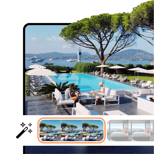 AI editing interface